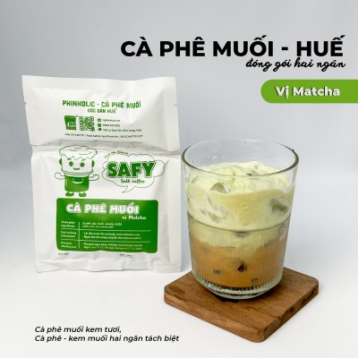 Cà phê muối SAFY vị Matcha